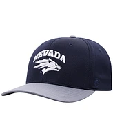 Top of the World Men's True Navy/Ash Nevada Wolf Pack Reflex Fitted Hat