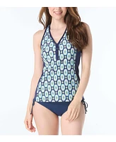 Beach House Women's Nikki Scarf Textured Tankini Top