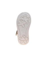 Laura Ashley Toddler Girls Flower Detail Closed Toe Sandals