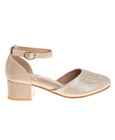 Laura Ashley Little and Big Girls Low Heeled Dress Shoe