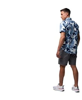 Columbia Mens Rapid Rivers Printed Short Sleeve Shirt With Rapid Rivers Cargo Short