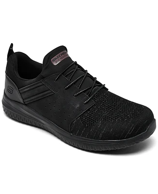 Skechers Men's Work Slip-Resistant: Delson 3.0 - Oteron Wide-Width Casual Sneakers from Finish Line