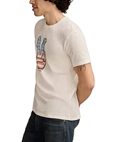 Lucky Brand Men's Fender Peach Hand T-Shirt