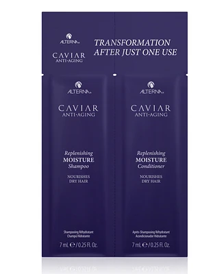 Free Shampoo & Conditioner sample with $45 Alterna purchase!