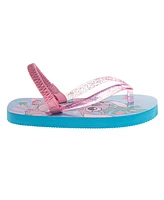 Disney Toddler Girls Stitch and Angel Dual Sizes Flip Flop Slippers