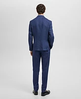 Mango Men's Salerno Linen Slim-Fit Suit Blazer
