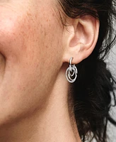 Pandora Sterling Silver Family Always Encircled Hoop Earrings