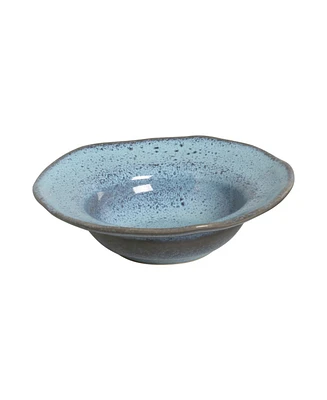 Porto Brasil Stoneware Deep Rim Dessert Plates, Set of 4