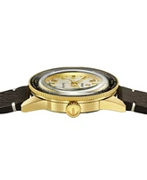 Rado Unisex Swiss Automatic Captain Cook Over-Pole Interchangeable Brown Leather Strap Watch 39mm