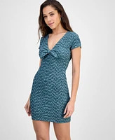 Guess Women's Naleny Tie-Front Bodycon Dress