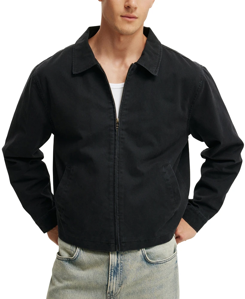 Cotton On Men's Cropped Harrington Jacket