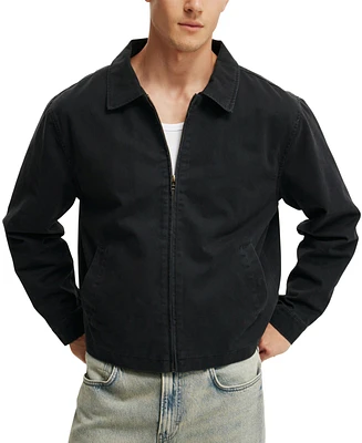 Cotton On Men's Cropped Harrington Jacket