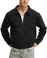 Cotton On Men's Cropped Harrington Jacket