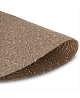 Dainty Home Boucle 15" Round Woven Placemats Set of 6 - Durable, Reversible & Non-Slip Table Mats