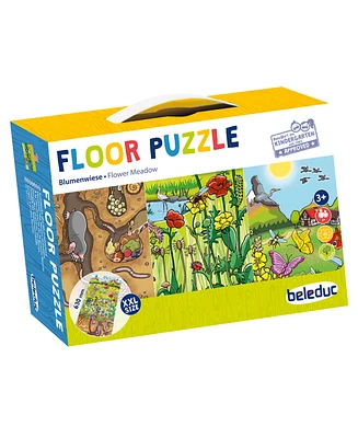Beleduc Discover The Flower Meadow Floor Puzzle
