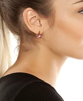 Betsey Johnson Faux Stone Garden Glam Butterfly Stud Earrings