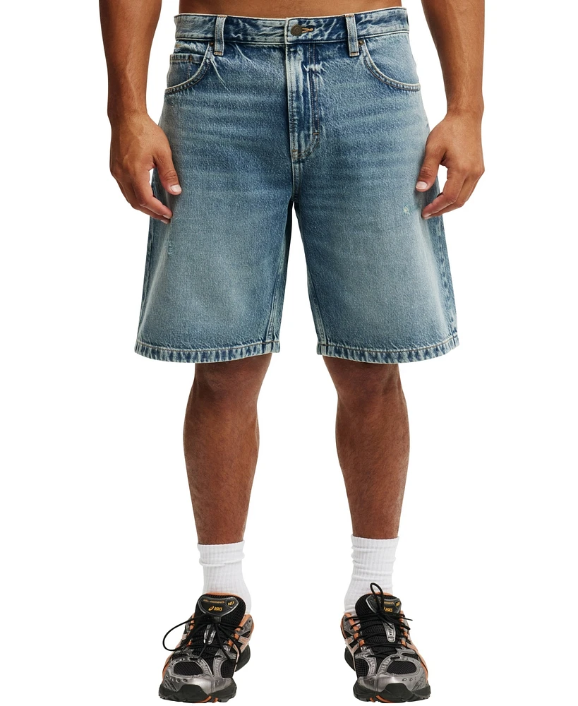 Cotton On Men's Baggy Denim Shorts
