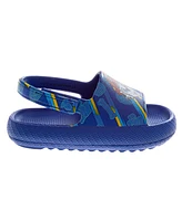 Nickelodeon Toddler Boys Patrol Hook and Loop Backstrap Slides
