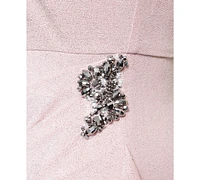 Sl Fashions Women's Shimmer Shrug & Embellished Dress