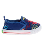 Sesame Street Toddler Girls Slip On Sneakers