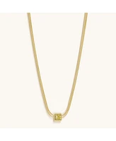 Motivate & Inspire - Peridot Evil Eye August Birthstone Necklace