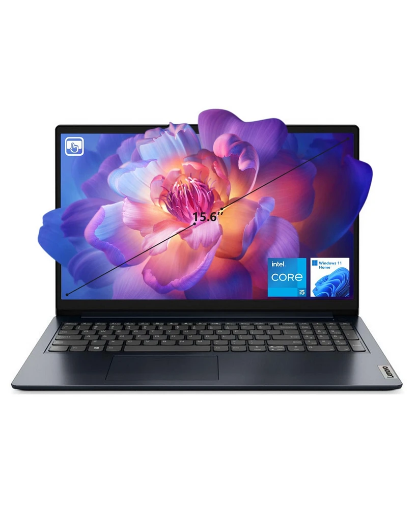 Lenovo IdeaPad 1 15.6" Daily Traditional Laptop Intel Core i5 1235U 8GB Ram Intel Uhd Graphics 512GB Ssd Storage Windows 11 Home Fhd 60Hz - Blue