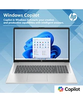 Hp Essential 17.3" Daily Traditional Laptop Amd Ryzen 5 7430U 8GB Ram Amd Radeon Graphics 512GB Ssd Storage Windows 11 Home Fhd 60Hz - Silver