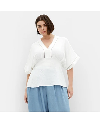 City Chic Plus Size Island Sun Top