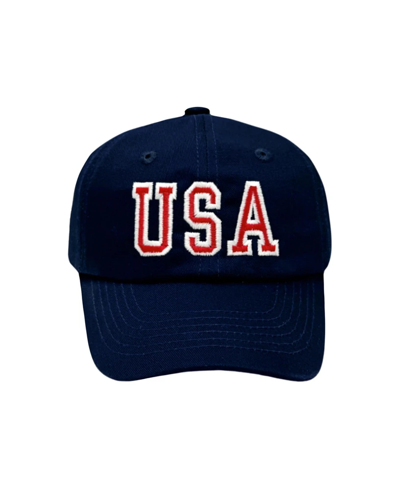 Bits & Bows Boys Usa Baseball Hat