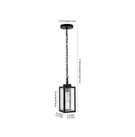 Clemens 5" Outdoor Pendant