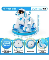 ContContixo R3 Smart Puppy, Kids & Toddlers Ages 3-8, Interactive Learning Robot Dog Toy, Remote Control, Lights Sounds, Boys Girls