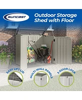 Suncast BMS2500 53 x 31.5 x 45.5" Horizontal Resin Outdoor Storage Shed w/ Floor