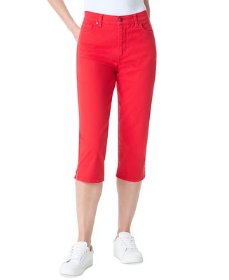 Gloria Vanderbilt Women's Amanda Slit-Hem Capri Jeans