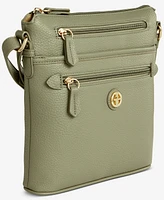 Giani Bernini Pebble North South Small Crossbody, Exclusively at Macy's