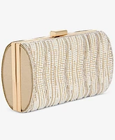 I.n.c. International Concepts Randdi Wavy Imitation Pearl Clutch, Exclusively at Macy's