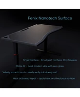Mfc Rogue Executive Office & Gaming Static Desk with Fenix Nanotech Surface