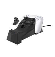 Sony Playstation 5 Slim Disc with Spider-Man: Miles Morales, Extra Sterling Silver Controller, Gamer Kit, Charge Dock and MightySkins Decal Voucher +