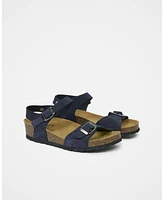 Low Wedge Double Buckle Sandal