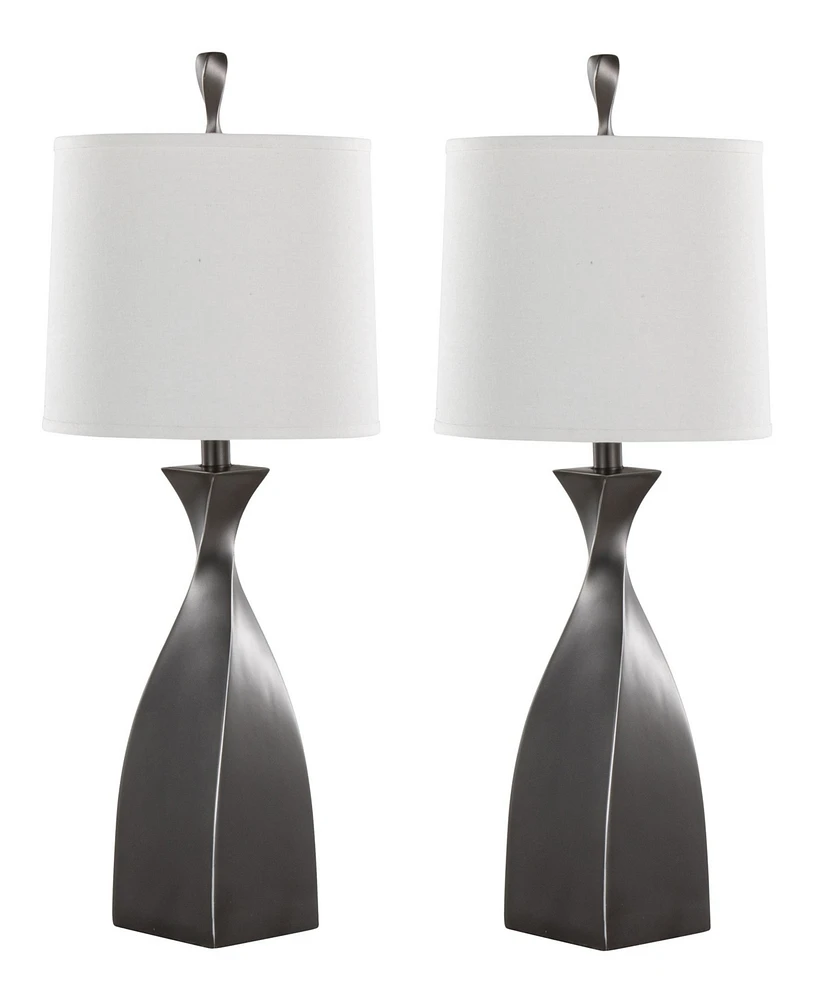 Lumisource 30" Polyresin Curvo Table Lamp