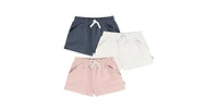 Gerber Toddler Girls Knit Shorts, 3-Pack