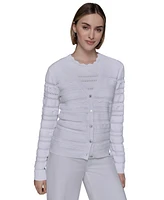 Karl Lagerfeld Paris Women's Scalloped-Trim Cardigan