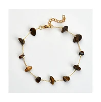 Sohi Women's Stone Chain Anklet