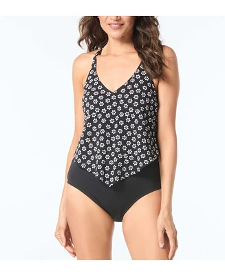 Beach House Women's Nikki Scarf Textured Tankini Top