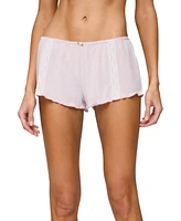 Edikted Women's Sephi Lacey Pointelle Shorts