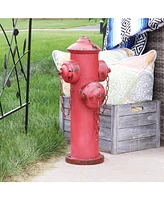 Fire Hydrant for Dogs to on - Dog Fire Hydrant Post for Potty Training- Red Powder-Coated Paint Finish