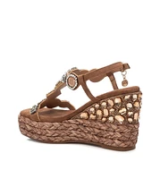 Women's Jute Wedge Sandals By Xti