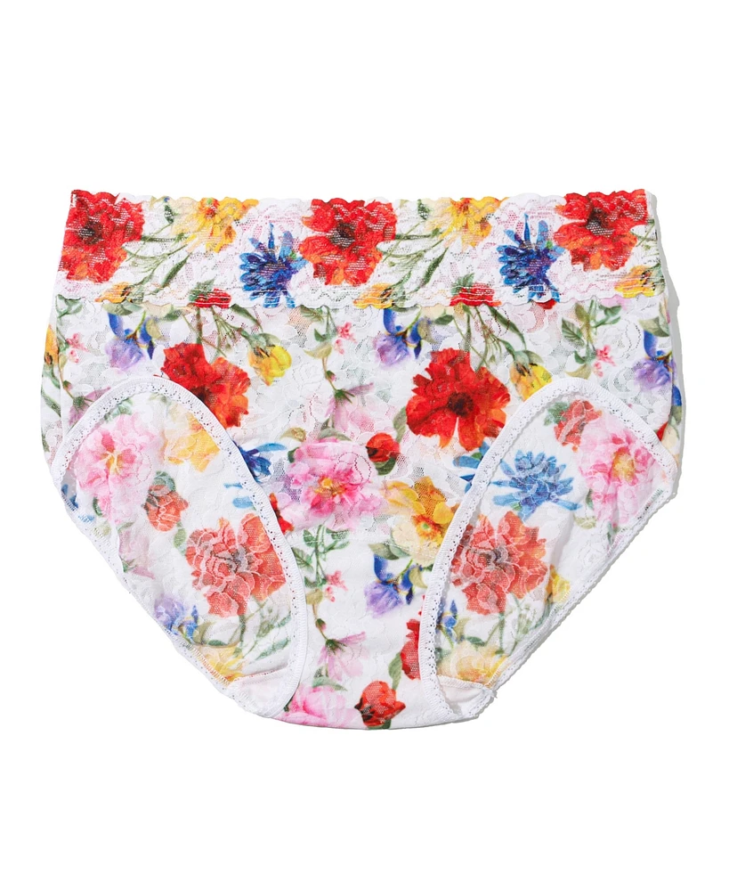 Hanky Panky Women's Printed Signature Lace French Brief Panty