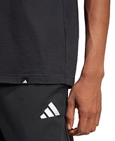 adidas Men's Lounge Slides Graphic Pocket T-Shirt