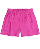 Disney Big Girls Stitch Embroidered Chief Value Cotton French Terry Shorts