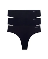 Dkny Women's Litewear Cut Anywear Thong Underwear 3 Pack